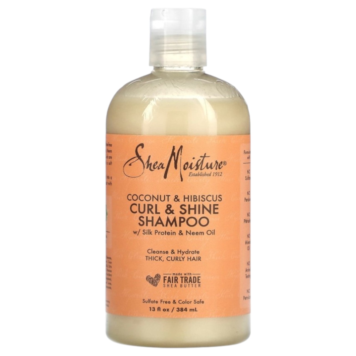 Shea Moisture Coconut & Hibiscus Curl & Shine Hair Shampoo