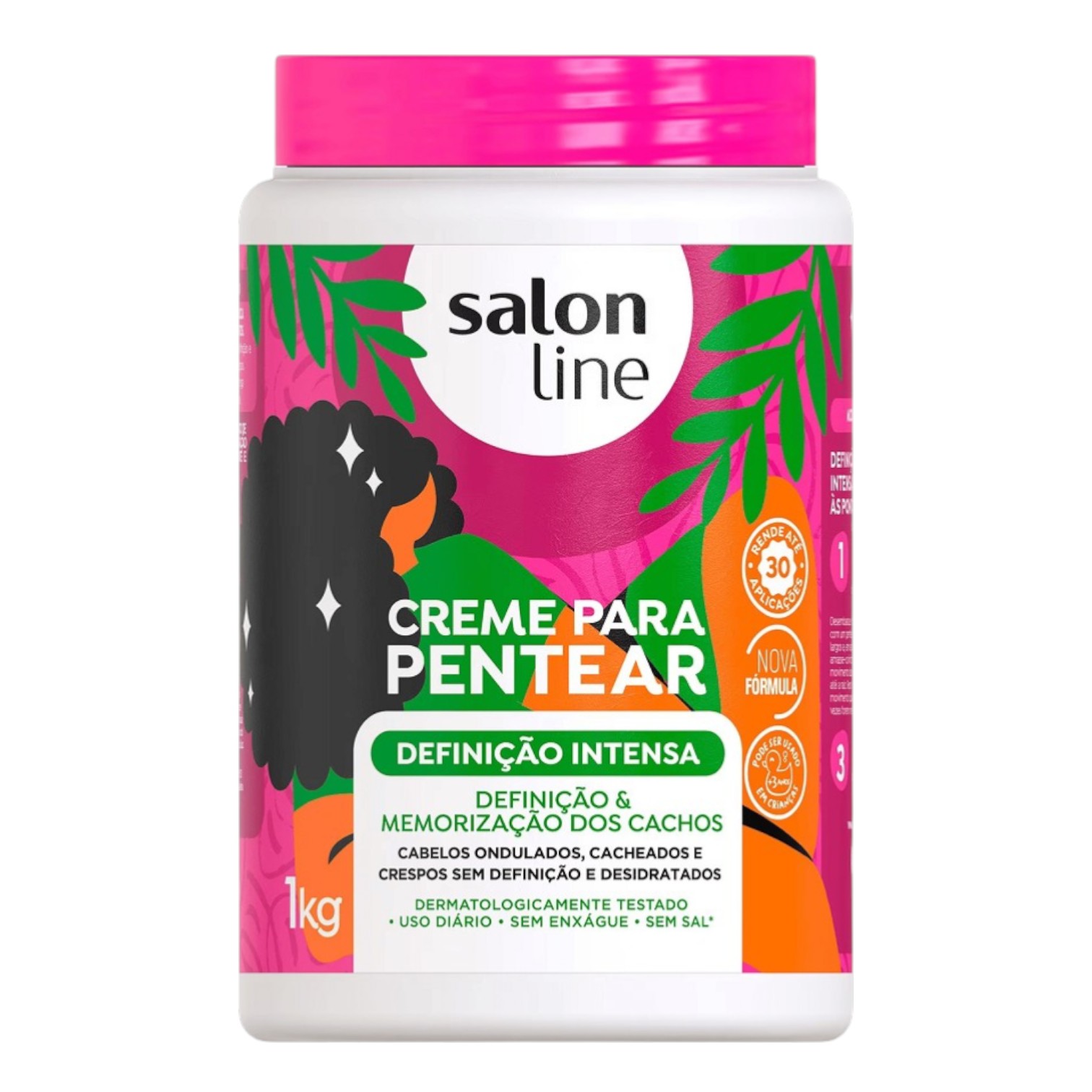 Salon Line Creme De Pentear Definição Intensa 1kg