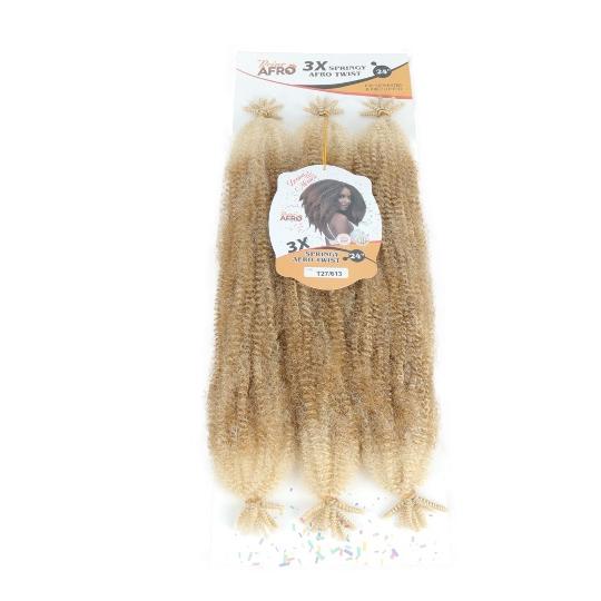 D.M 3X AFRO SPRING TWIST 24 T27/613