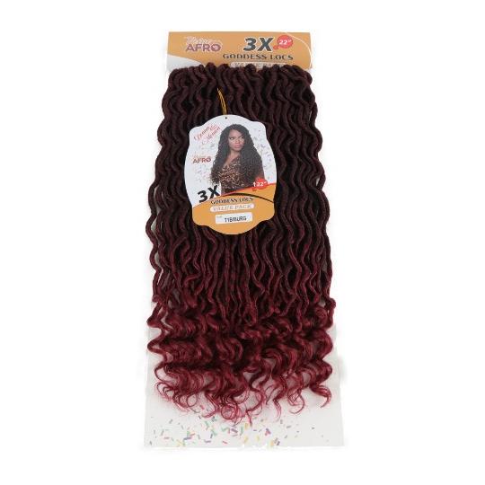 D.M Goddess Locs 22'' - T1B/BURG