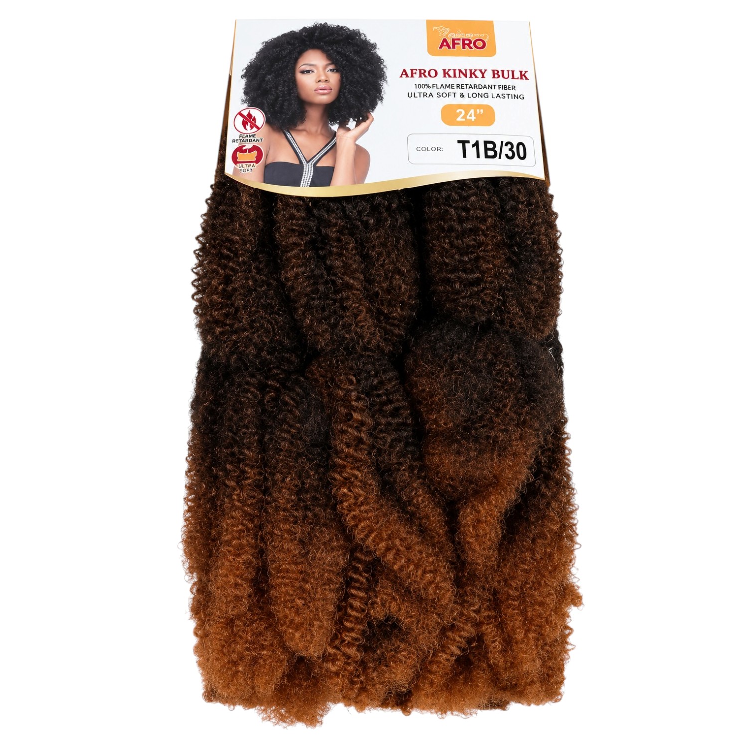 D.M Afro Kinky Bulk - T1B/30