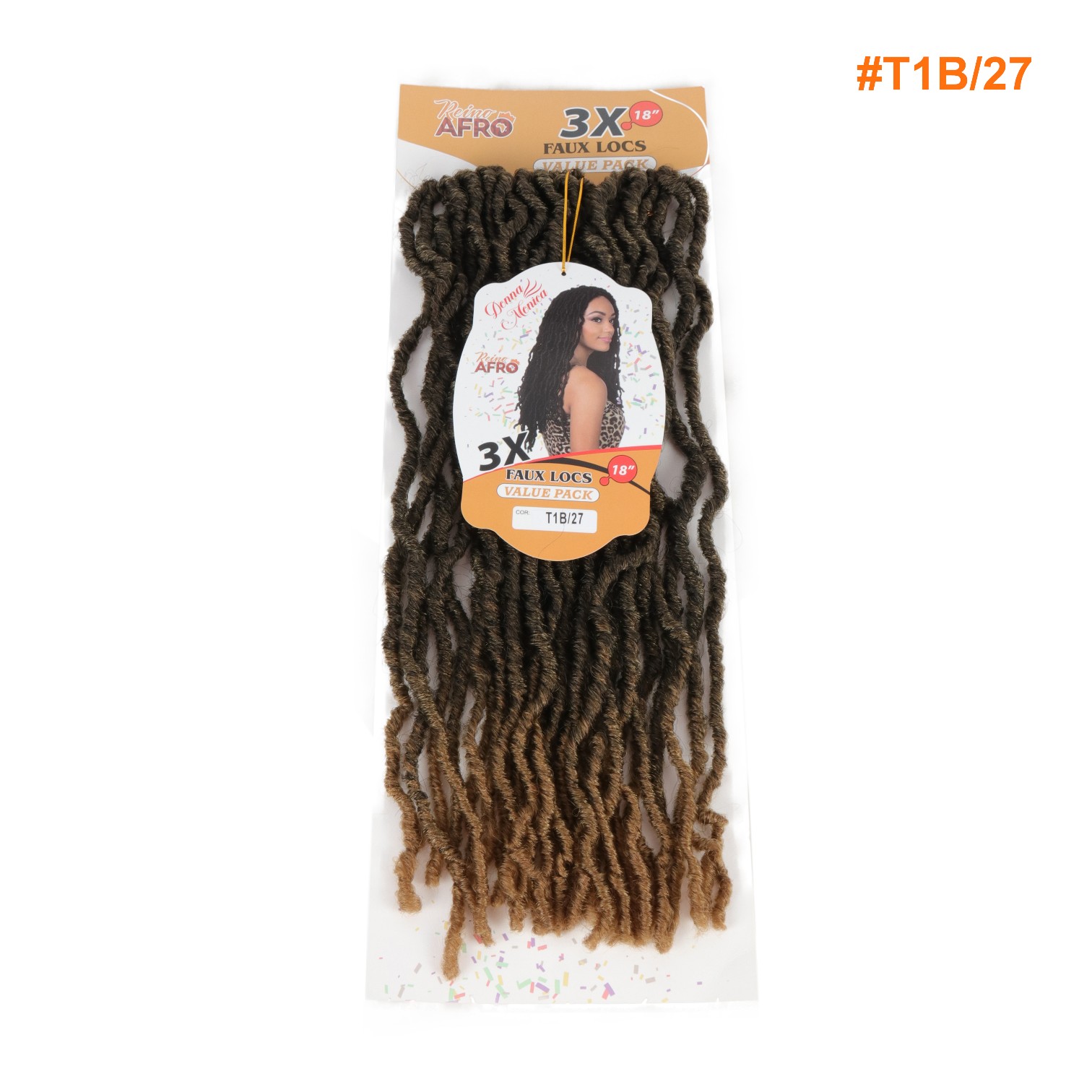 D.M Faux locs 18'' T1B/27