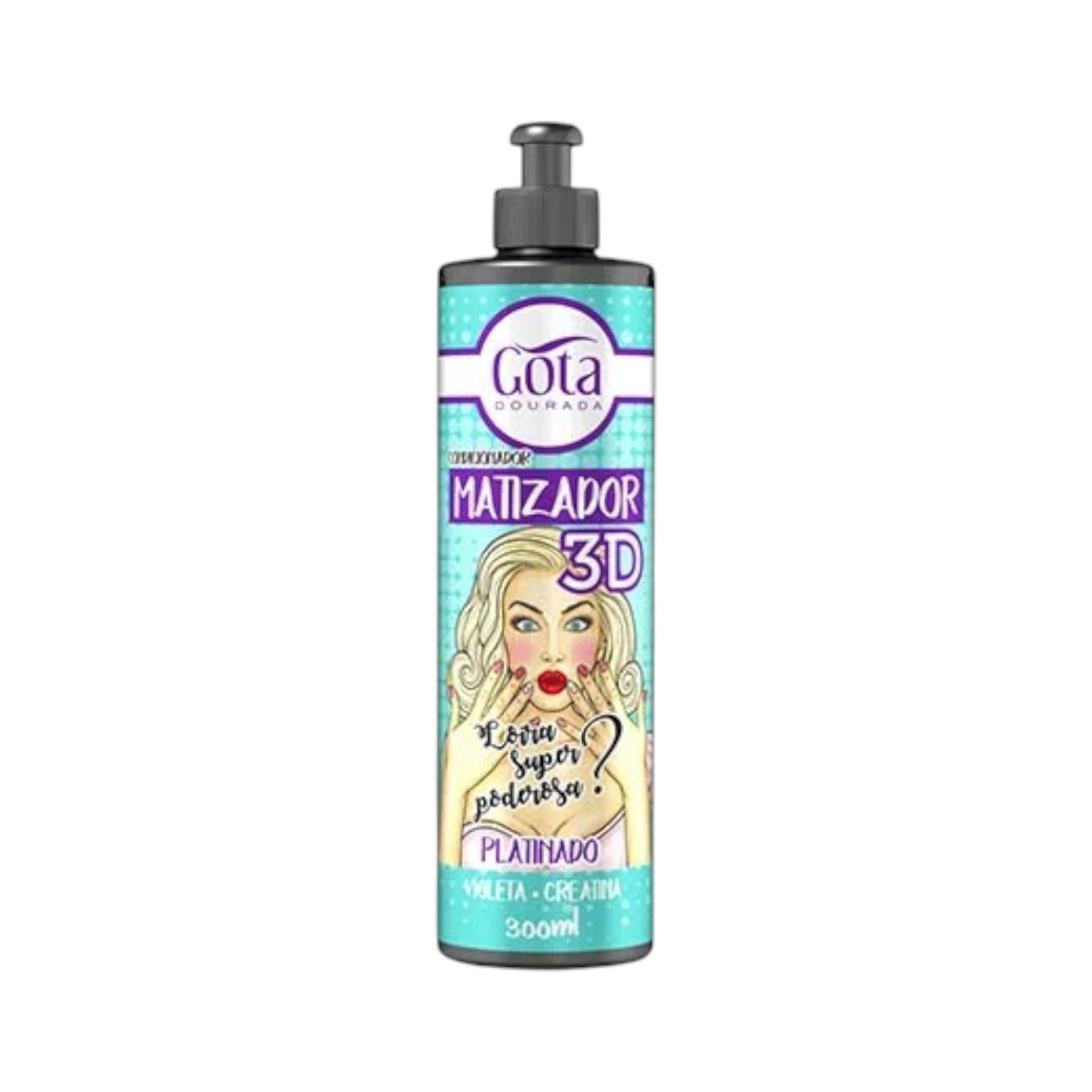 Gota Dourada MATIZADOR 3D - PLATINADO 300ml