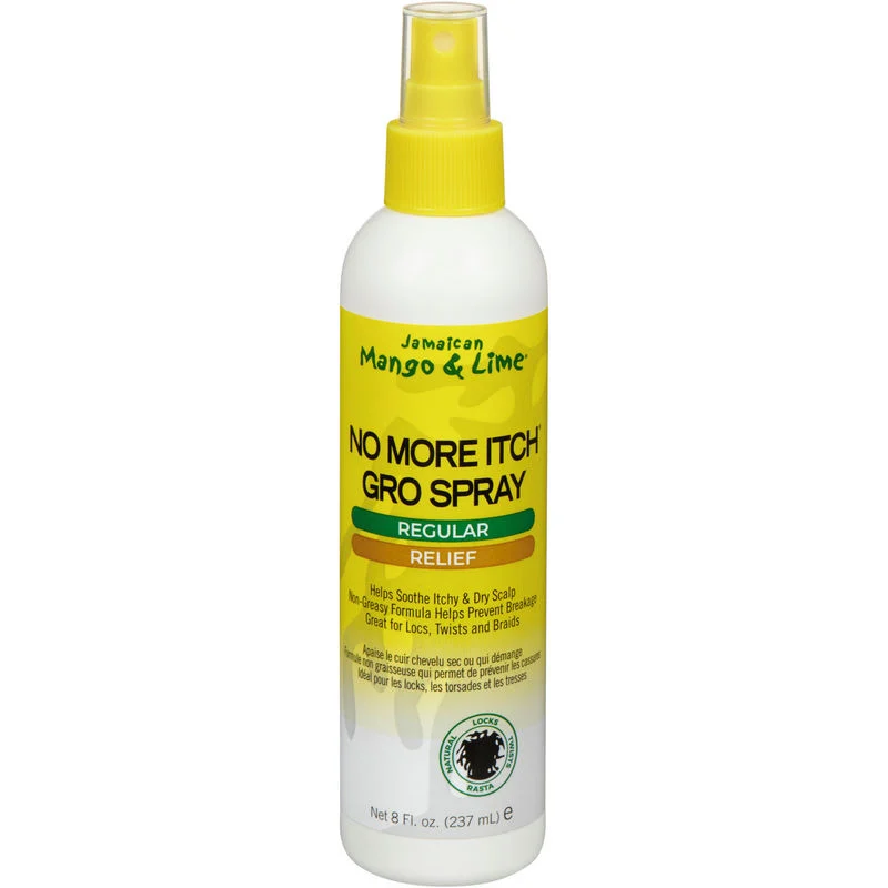 Jamaican Mango & Lime No More Itch Gro Spray REGULAR 8 Oz