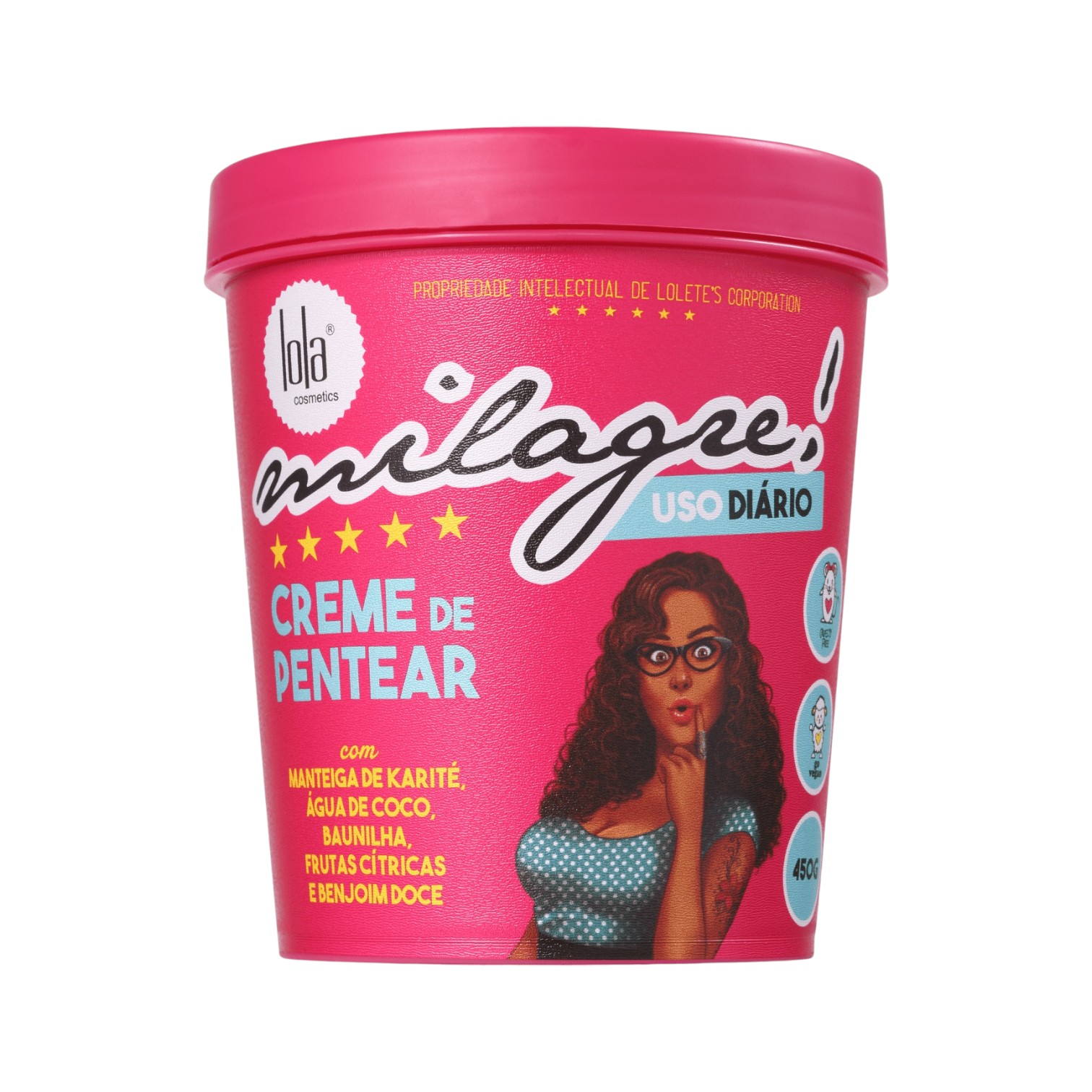 LOLA MILAGRE CREME DE PENTEAR 450G