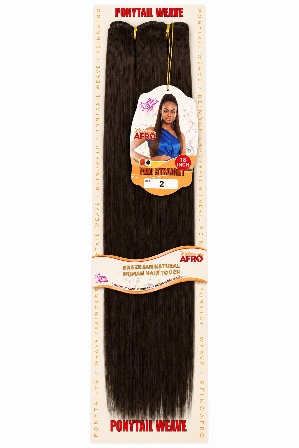D.M  Yaki Straight 18'' - 2