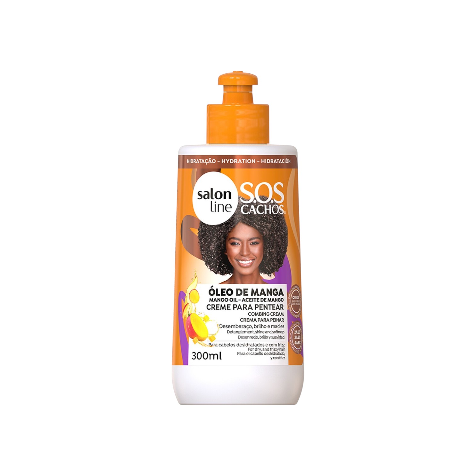 SOS Creme de Pentear - Oleo de MANGA Tradicional Frasco 300ML