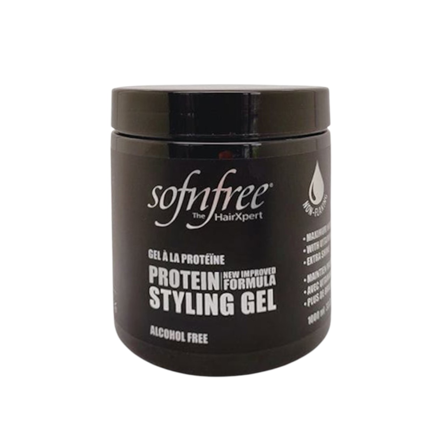 Sof n'free Styling Gel Black Protein 500ml