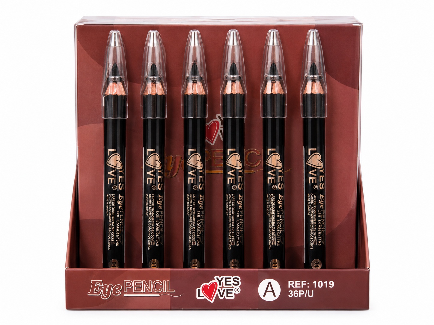 YES LOVE EYE PENCIL BLACK 36UNID REF 1019