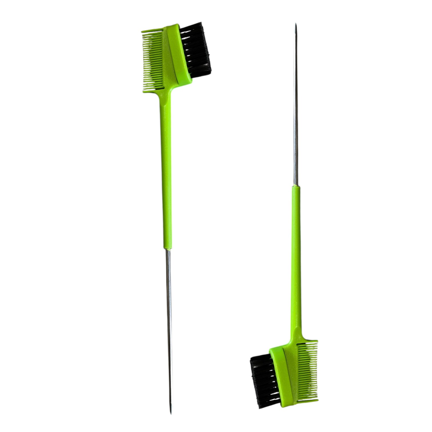 Escova Baby Hair Ponta de Ferro - Verde