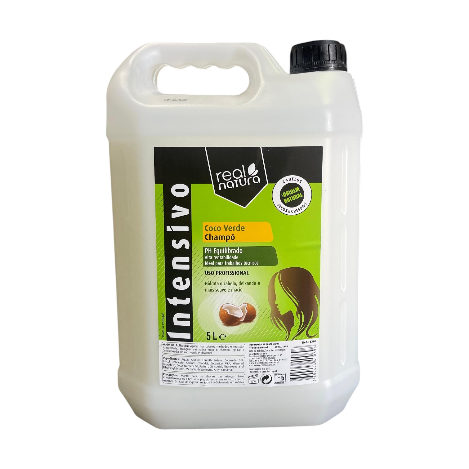 REAL NATURA CHAMPO COCO VERDE 5L