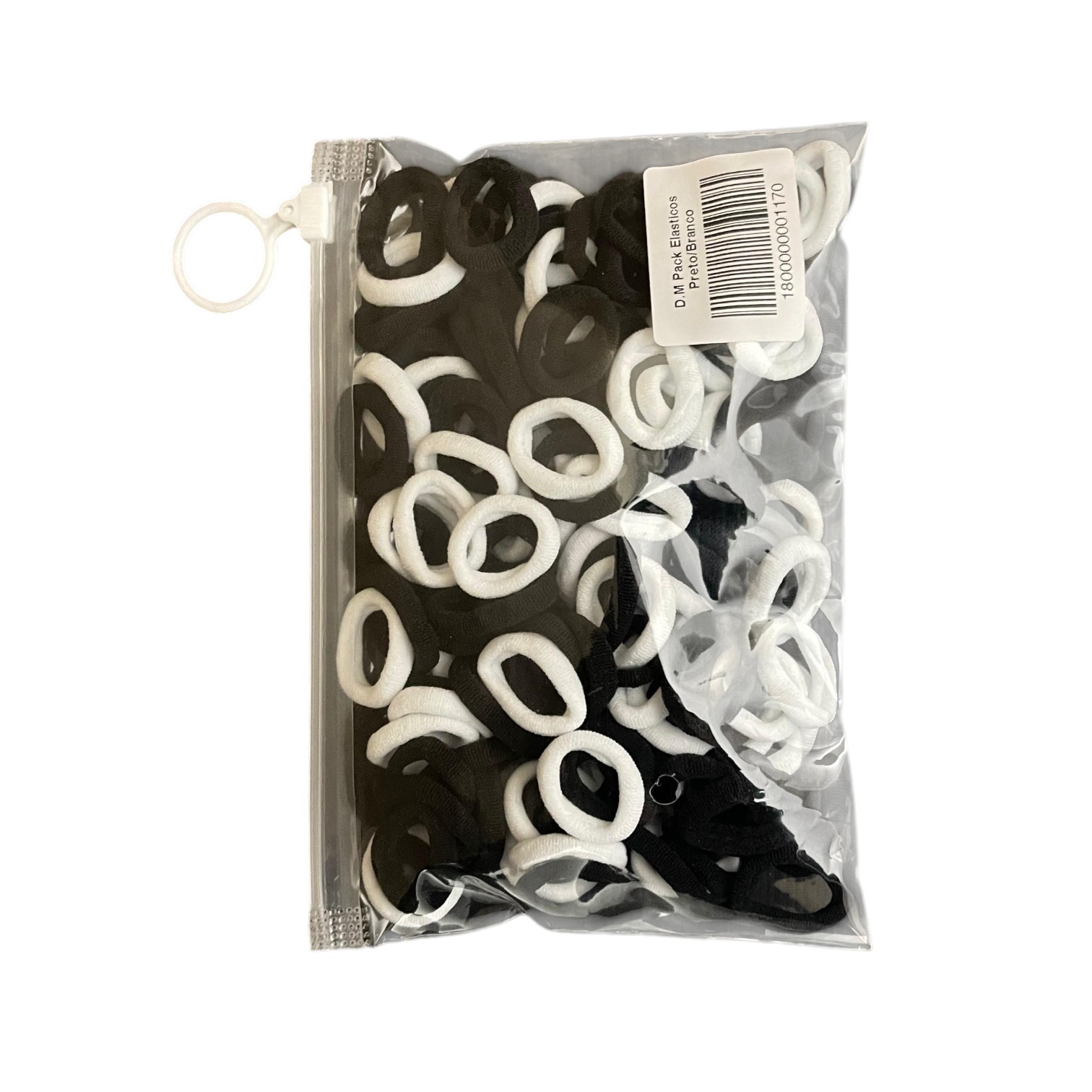 D.M Pack Elasticos Preto/Branco