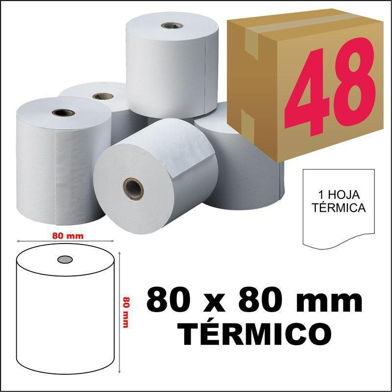 Rolo termico 80*80mm (registador)