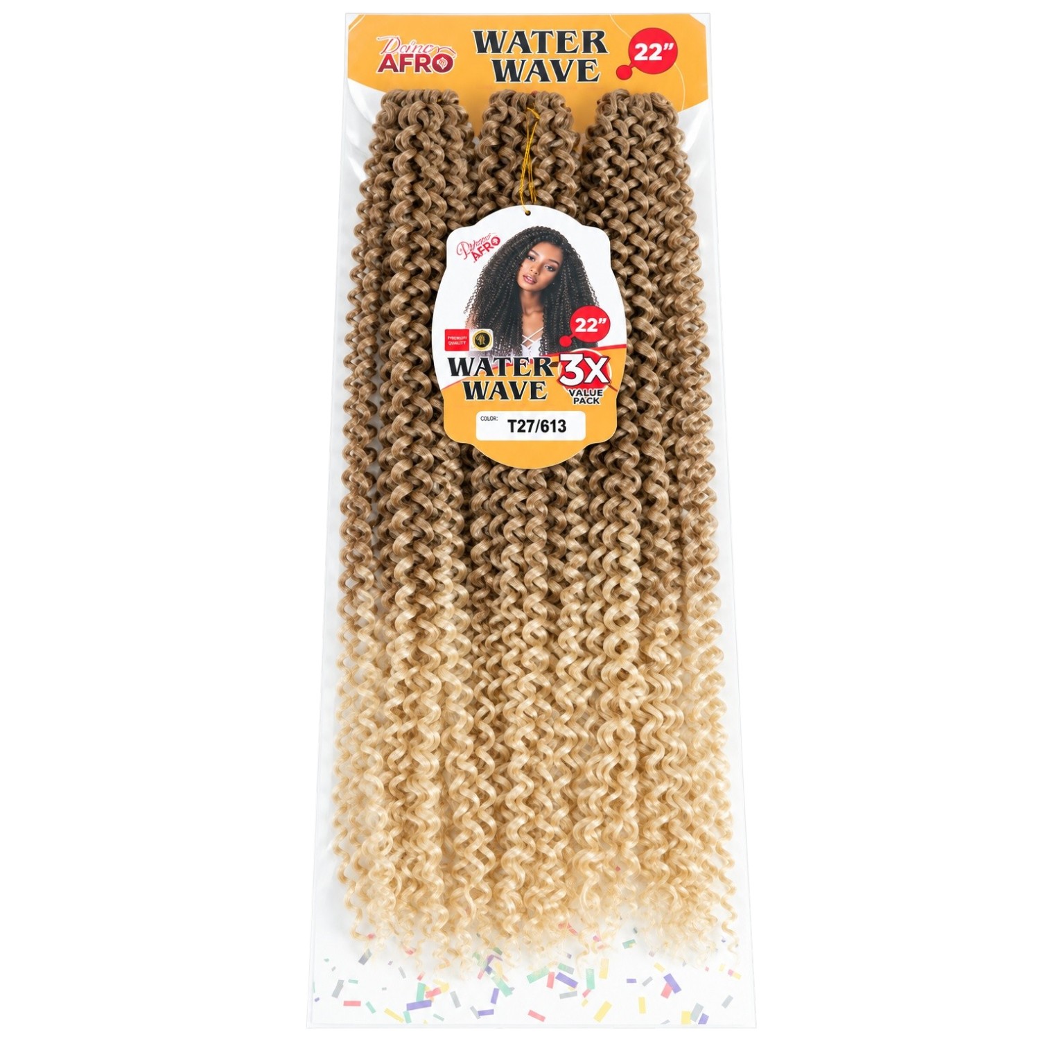 D.M 3X WATER WAVE 22'' 210G  T27/613